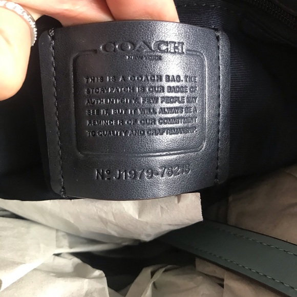 Coach chain convertible tote (marine) - Picture 6 of 7